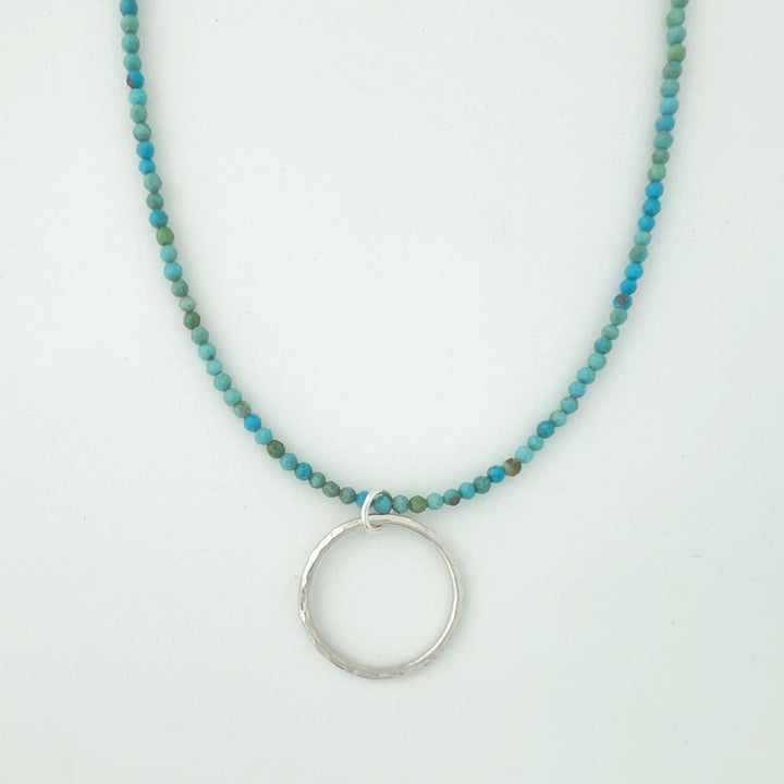 Harmony Turquoise Beaded Circle Necklace