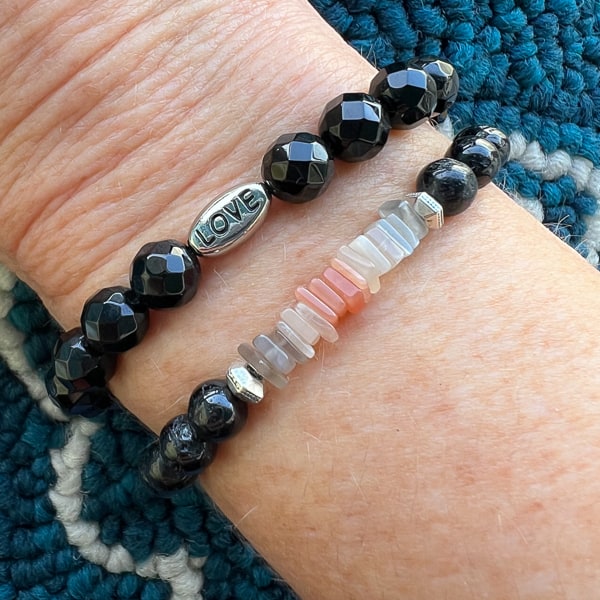 Love and Strength Onyx Bracelet