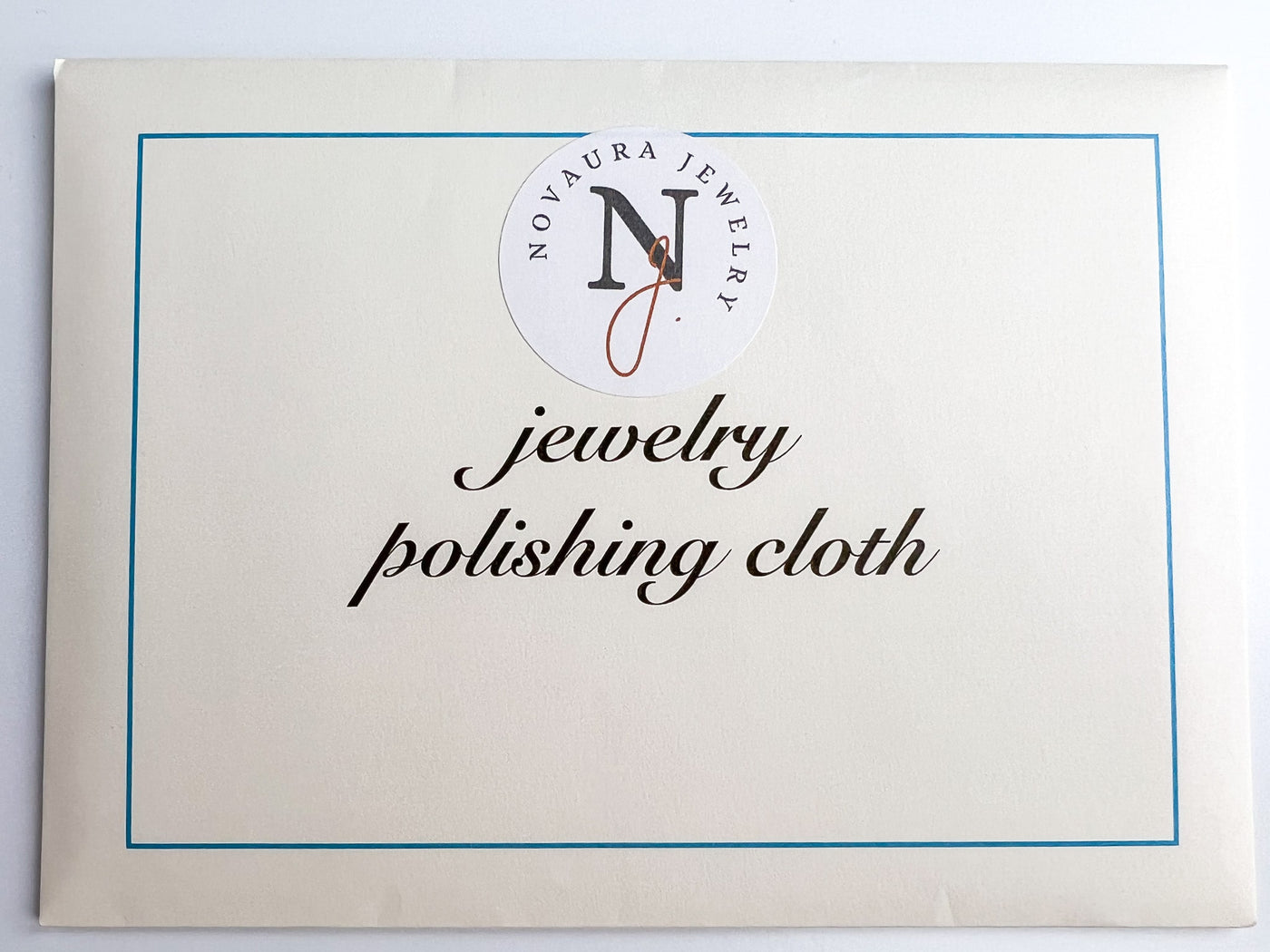 Novaura Jewelry Polishing Cloth Envelope